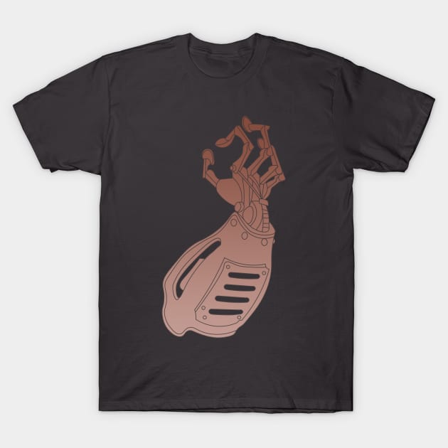 John Silver (golden) T-Shirt by RickdelaTorre